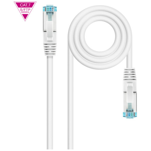 NANOCABLE CABLE RED CAT.7 LSZH SFTP PIMF AWG26 BLANCO 2 M