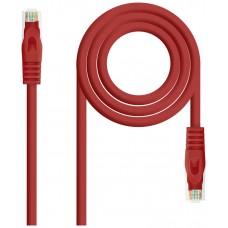 CABLE RED LATIGUILLO RJ45 LSZH CAT.6A UTP AWG24 ROJO