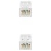 CABLE DE RED LATIGUILLO RJ45 UTP CAT6A AWG24 LSZH 0.25 M BLANCO NANOCABLE (Espera 4 dias)