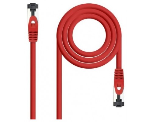 Nanocable Cable red Cat. 8.1 2GHZ SSTP Rojo 0,30m