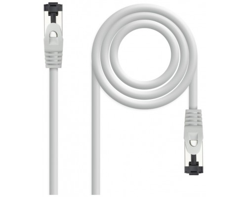 Nanocable Cable red Cat. 8.1 2GHZ SSTP Gris 1,5m