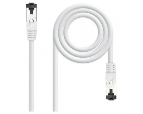 Nanocable Cable red Cat. 8.1 2GHZ SSTP Blanco 1m