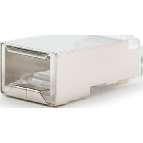 NANOCABLE CONECTOR RJ45 8 HILOS FTP CAT.5E (10 UDS), Metalico, RoHS, 10 pieza(s), 1 cm, 160 mm, 100 mm