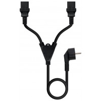Nanocable Cable aliment. CEE7-M a 2xC13-H 3 m