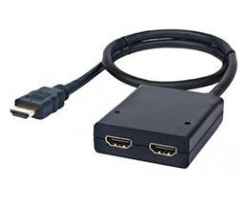 - HDMI duplicador (splitter) 1X2 (una entrada, dos