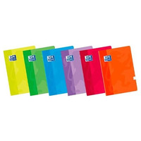 OXFORD LIBRETA GRAPADA TAPA BLANDA 48H MILIMETRADA A4 COLORES SURTIDOS