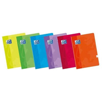 OXFORD LIBRETA GRAPADA TAPA BLANDA 48H 90G PAUTA 2,5 CON MARGEN A5+ COLORES SURTIDOS