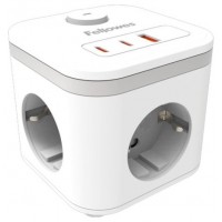 TOMA CARGA + USB A/C DIAMETRO 60/80 CM BLANCO FELLOWES 100137178 (Espera 4 dias)-SX35 TOMA CARGA + USB A/C DIAMETRO 60/80 CM BLANCO FELLOWES 100137178 (Espera 4 dias)