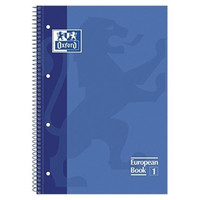 OXFORD Cuaderno microperfonado 80h 90g cuadricula 5x5 A4+ azul