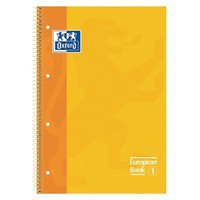 OXFORD CUADERNO MICROPERFORADO EUROPEANBOOK 1 TAPAS EXTRADURAS 80H 90G CUADRICULA 5X5 A4+ AMARILLO-IR30 OXFORD CUADERNO MICROPERFORADO EUROPEANBOOK 1 TAPAS EXTRADURAS 80H 90G CUADRICULA 5X5 A4+ AMARILLO