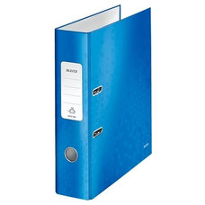 LEITZ Archivador carton forrado Wow 180 lomo 80mm A4 azul metalizado