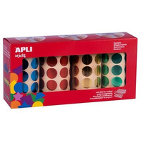 APLI PAQ.4 ROLLOS GOMETS REDONDOS DIAM 20MM COLORES METALIZADOS-IR35 APLI PAQ.4 ROLLOS GOMETS REDONDOS DIAM 20MM COLORES METALIZADOS