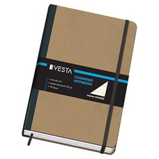DOHE Cuaderno Vesta Nature tapa cartone rayado horizontal A5-IR21 DOHE Cuaderno Vesta Nature tapa cartone rayado horizontal A5