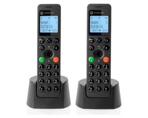 MOTOROLA DOT202 teléfono DECT DUO Negro