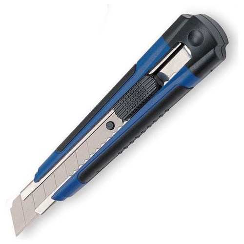 DAHLE Cutterbloqueable 18mm azul con 2 cuchillas de repuesto