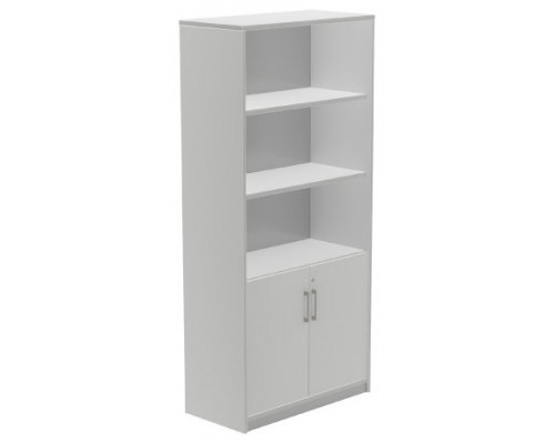 ARMARIO ALTO CON PUERTAS BAJAS 195X90X45 ESTRUCTURA ALUMINIO/PUERTAS GRIS ROCADA 1103AB02 (Espera 4 dias)