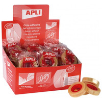 Apli Cinta adhesiva transparente - 12 mm x 33 m-IR35 Apli Cinta adhesiva transparente - 12 mm x 33 m