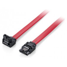 Cable Serial Ata Iii Equip Acodado 0.5m Con Clip