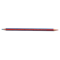 FABER-CASTELL Lapiz bicolor 2160 trazo 3,3mm rojo-azul