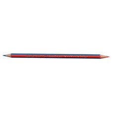 FABER-CASTELL Lapiz bicolor 2160 trazo 3,3mm rojo-azul-IR45 FABER-CASTELL Lapiz bicolor 2160 trazo 3,3mm rojo-azul