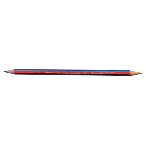 FABER-CASTELL Lapiz bicolor 2160 trazo 3,3mm rojo-azul