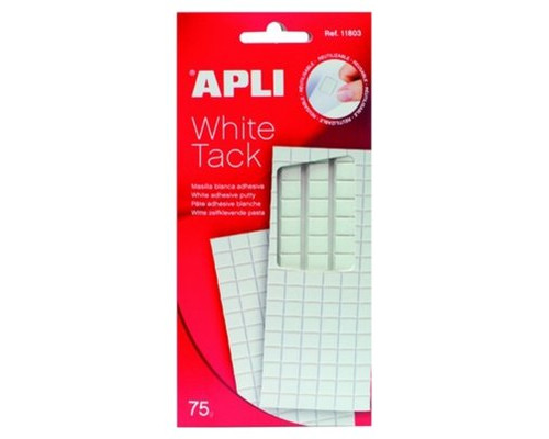 APLI PAQ.1H DE MASILLA ADHESIVA CUARTEADA 75G BLANCO