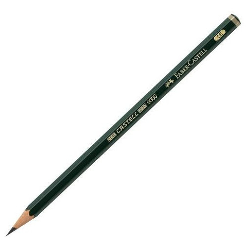 FABER-CASTELL Lapiz grafito Faber-Castell 9000 2B-IR50 FABER-CASTELL Lapiz grafito Faber-Castell 9000 2B