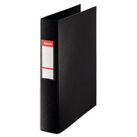 ESSELTE Carpeta PVC 4 anillas 40mm mixtas folio negro
