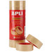 Apli Cinta adhesiva transparente - 19 mm x 33 m - Torre 8 rollos-IR31 Apli Cinta adhesiva transparente - 19 mm x 33 m - Torre 8 rollos