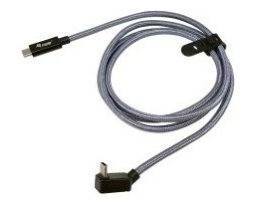 CABLE USB-C MACHO USB-C  ACODADO MACHO USB 3.2 240W 4K
