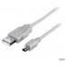 CABLE USB 2.0 TIPO A - B MINI (5PIN) 1,8M