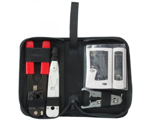 EQUIP KIT HERRAMIENTAS PARA REDES INCLUYE HERRAMIENTAS & TESTER