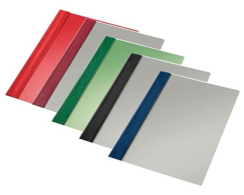 ESSELTE Pack de 50 Dossiers fastener Esselte PVC folio burdeos