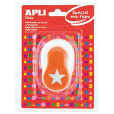 APLI PERFORADORA DE GOMA EVA FORMA ESTRELLA-IR30 APLI PERFORADORA DE GOMA EVA FORMA ESTRELLA