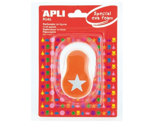 APLI PERFORADORA DE GOMA EVA FORMA ESTRELLA