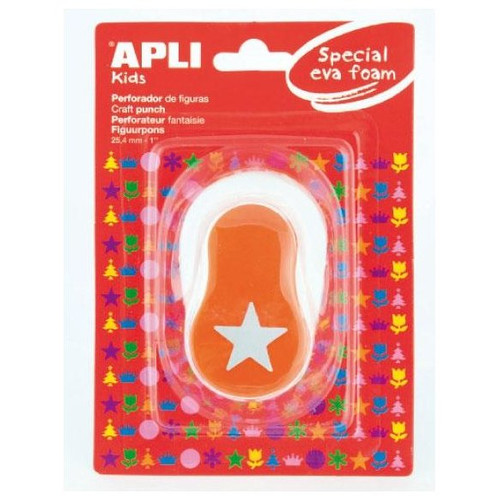 APLI PERFORADORA DE GOMA EVA FORMA ESTRELLA