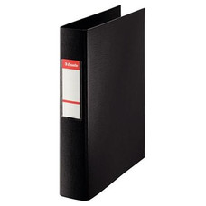 ESSELTE Carpeta PVC 2 anillas 40mm folio negro