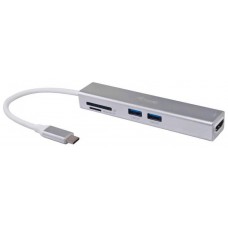 ADAPTADOR USB-C 5EN1 EQUIP HDMI  3 PUERTOS USB 3.0
