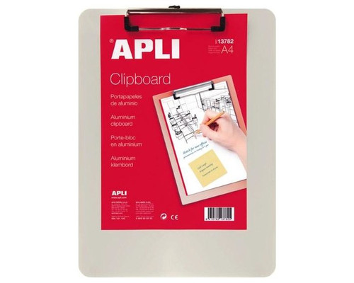 APLI Portablocs con clip base aluminio A4-IR31 APLI Portablocs con clip base aluminio A4