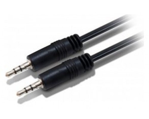 Cable Audio Mini Jack 3.5mm Macho Macho 2.5m Equip