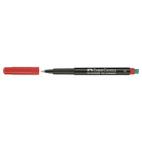 FABER-CASTELL Rotulador permanente Faber-Castell Multimark trazo 0,6mm rojo-IR26 FABER-CASTELL Rotulador permanente Faber-Castell Multimark trazo 0,6mm rojo