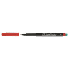 FABER-CASTELL Rotulador permanente Faber-Castell Multimark trazo 0,6mm rojo-IR26 FABER-CASTELL Rotulador permanente Faber-Castell Multimark trazo 0,6mm rojo