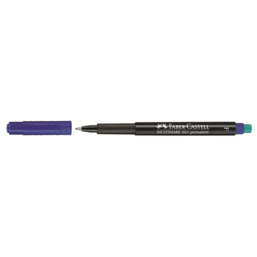 FABER-CASTELL Rotulador permanente Faber-Castell Multimark trazo 0,6mm azul-IR26 FABER-CASTELL Rotulador permanente Faber-Castell Multimark trazo 0,6mm azul