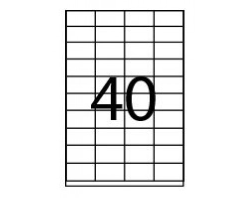 CAJA 100 HOJAS ETIQUETAS ADHESIVAS ILC BLANCA 52,5X29,7 FABRISA 15296 (Espera 4 dias)