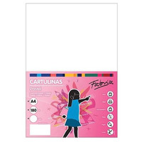FABRISA Paq.50h cartulina 180gr A4 blanco
