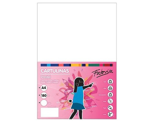 FABRISA Paq.50h cartulina 180gr A4 blanco-IR26 FABRISA Paq.50h cartulina 180gr A4 blanco
