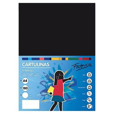 FABRISA Paq.50h cartulina 180gr A4 negro-IR26 FABRISA Paq.50h cartulina 180gr A4 negro