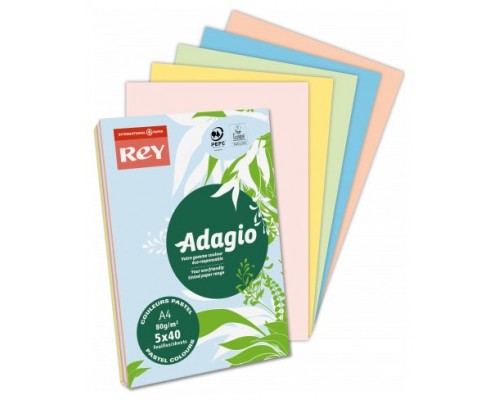 PAQUETE 500H PAPEL 80GR A4 SALMON PALIDO ADAGIO 156221 (MIN5) (Espera 4 dias)