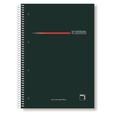 CUADERNO SERIE PREMIUM TAPA EXTRA DURA 70 GRS. A-4 (210X297MM.) MICROPERFORADO 160 HOJAS CUADRÍCULA 5X5 + GRECA NEGRO PACSA 16396 (MIN4) (Espera 4 dias)-SX20 CUADERNO SERIE PREMIUM TAPA EXTRA DURA 70 GRS. A-4 (210X297MM.) MICROPERFORADO 160 HOJAS CUADRÍCULA 5X5 + GRECA NEGRO PACSA 16396 (MIN4) (Espera 4 dias)