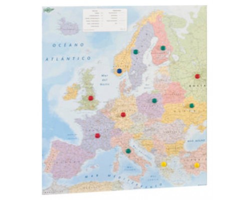MAPA EUROPA PLASTIFICADO SIN MARCO ENROLLADO 119X93 CM. FAIBO 163G (Espera 4 dias)-SX15 MAPA EUROPA PLASTIFICADO SIN MARCO ENROLLADO 119X93 CM. FAIBO 163G (Espera 4 dias)